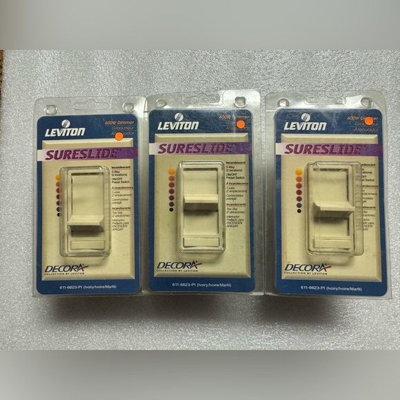 Lot of 36 Leviton Light Switches and Outlets. See Listing For Details. - Picture 16 of 16